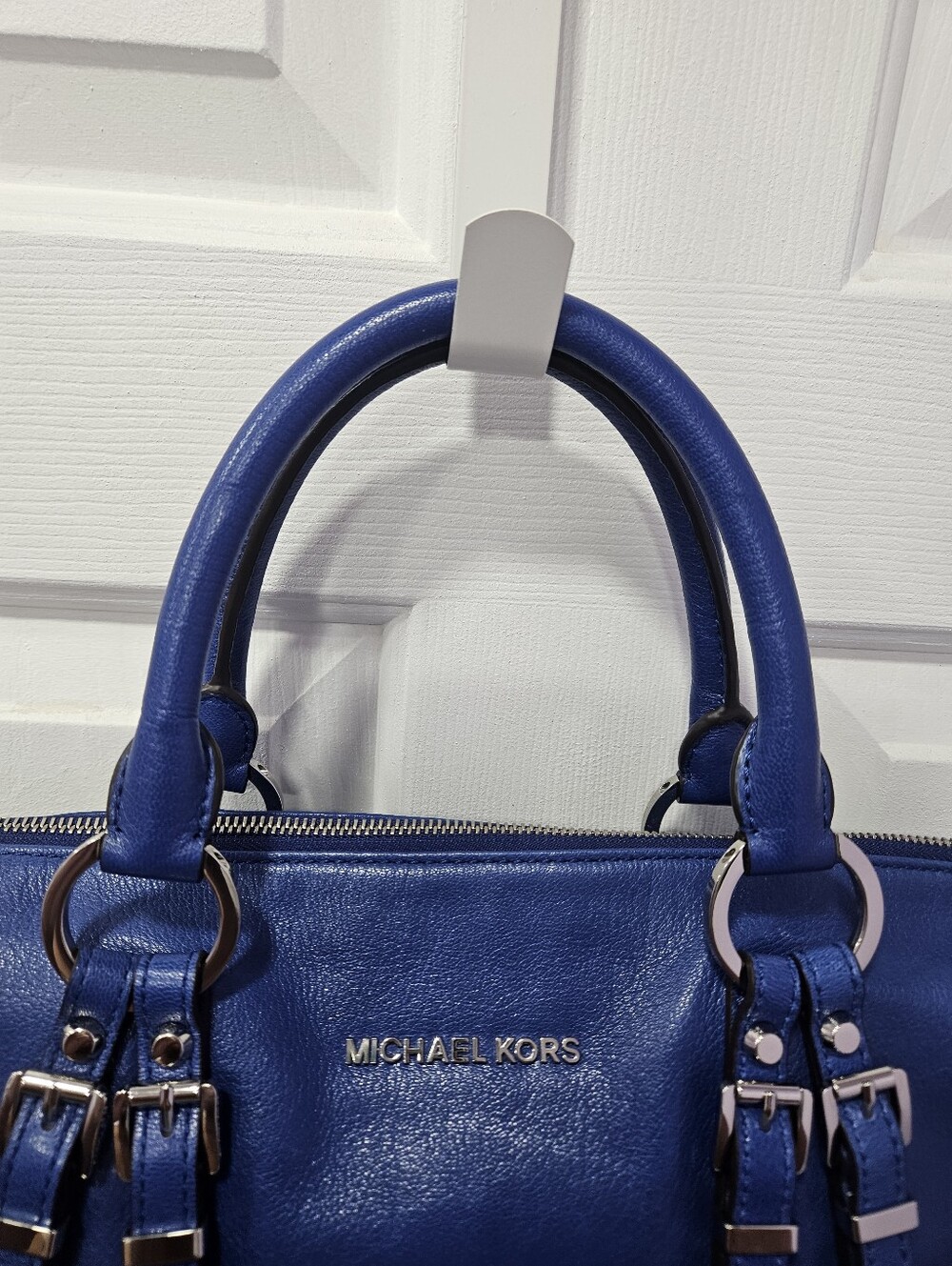 Michael Kors Cobalt Blue Crossbody Satchel - Picture 9 of 15